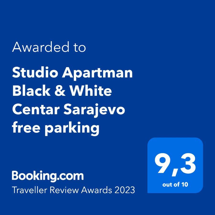 Studio Apartman Black & White Centar Sarajevo Free Parking Zewnętrze zdjęcie